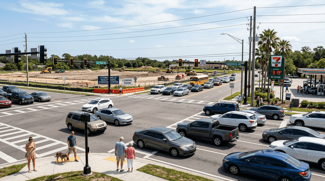 417 Homes, a Hotel and 42,800 Square Feet of Shops: 'Pomelo Square' Advances at Old Pasco and Overpass