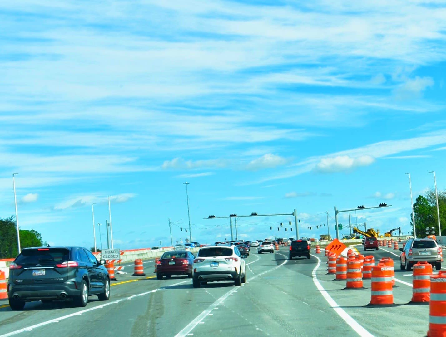New Temporary 3rd lane opens on eastbound SR 56