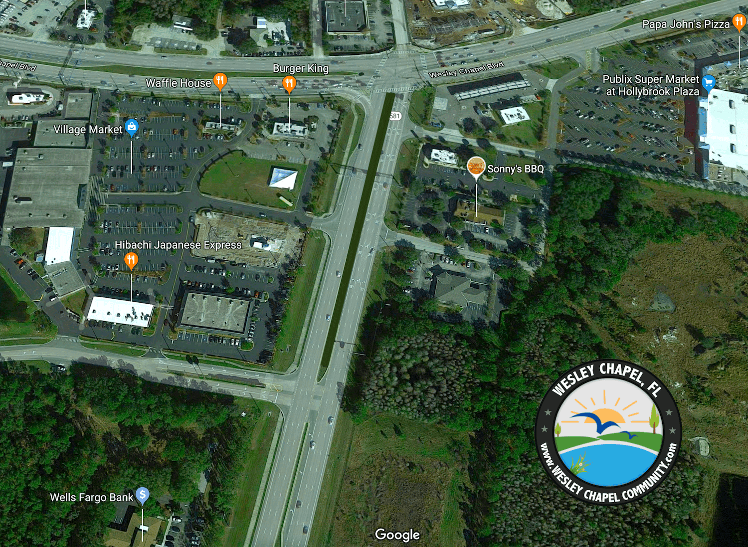 Intersection at State Road 54 and Bruce B Downs to be Redesigned and Blocked
