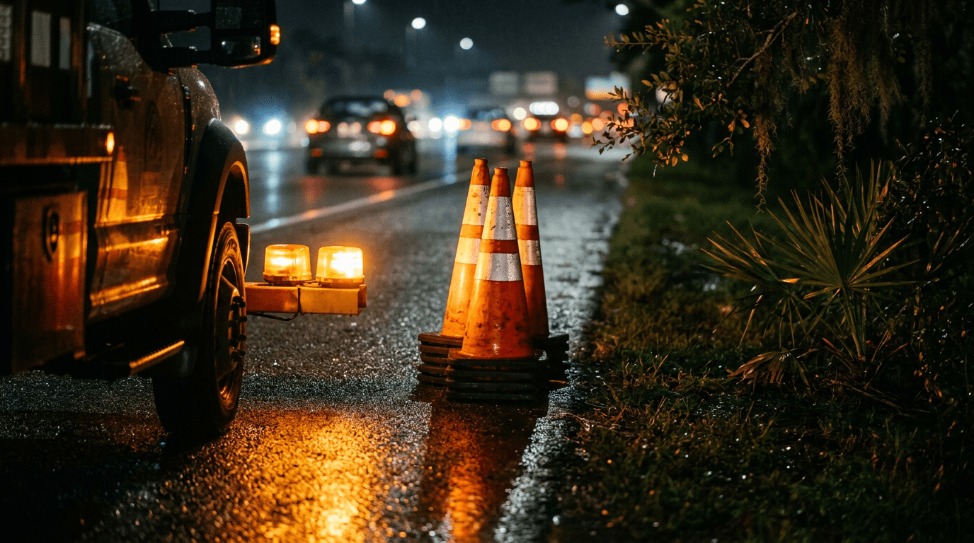 FDOT Road Ranger Killed on I-75 in Wesley Chapel; Bradenton Driver Charged With DUI Manslaughter at 4 Times the Legal Limit