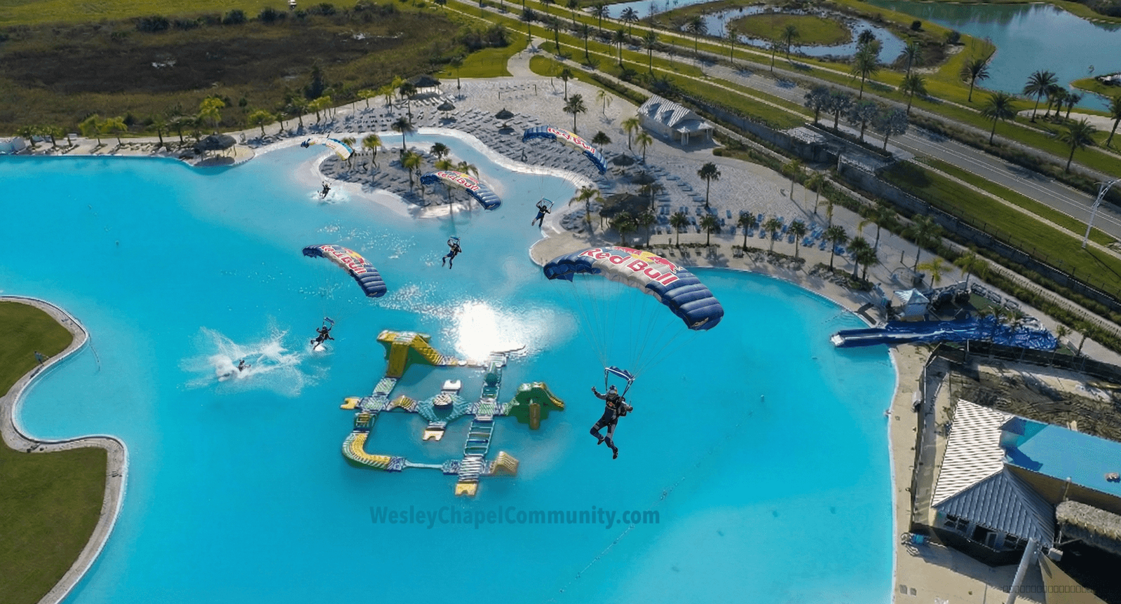 Skydivers Set to Splash Down at Mirada Lagoon Saturday Morning in Scheduled Demo